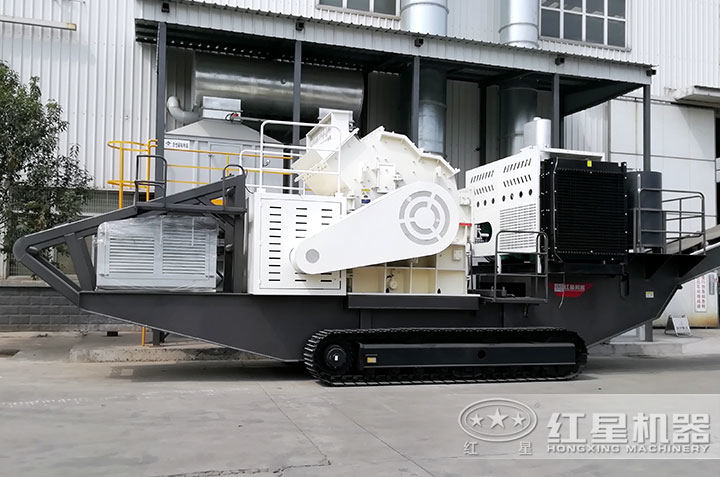 履帶式液壓破碎站整機結構 履帶式液壓破碎站整機結構