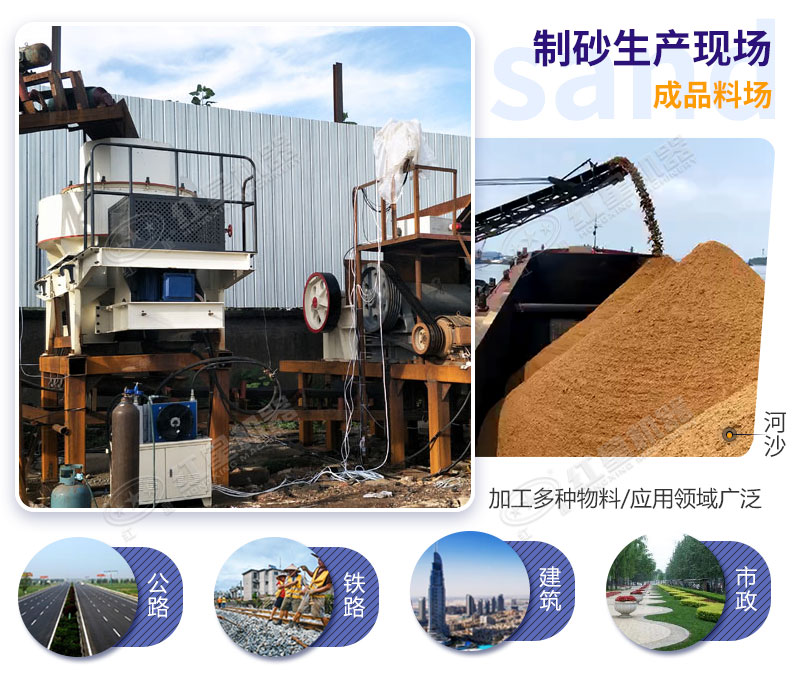 制砂生產(chǎn)線成品質(zhì)量高、效益高