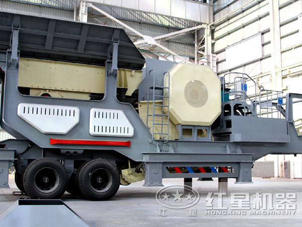 車載移動石子破碎機 車載移動石子破碎機