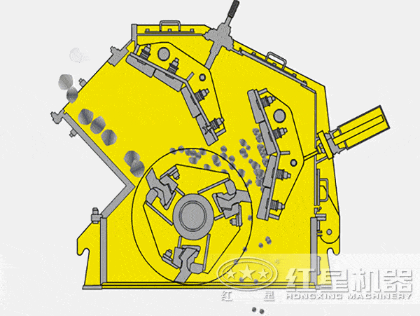反擊式錘式破碎機工作原理 反擊式錘式破碎機工作原理