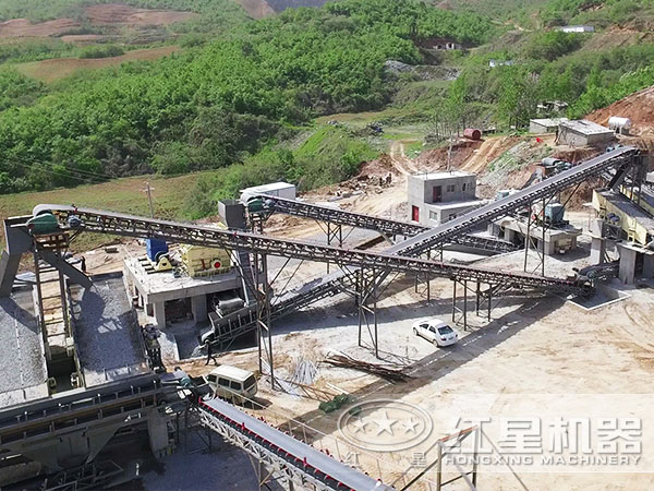 大型石子破碎生產線 大型石子破碎生產線