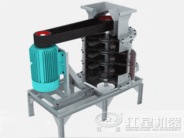 立式破碎機作業原理圖 立式破碎機作業原理圖