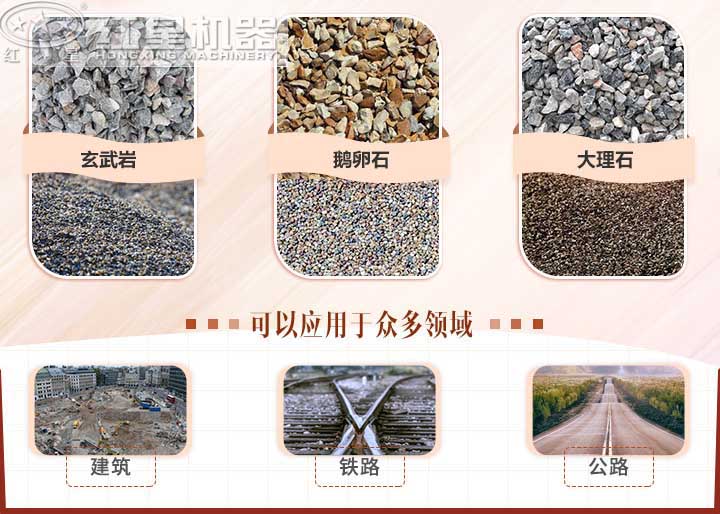 多種物料機制砂成品可以廣泛應用各個領域 多種物料機制砂成品可以廣泛應用各個領域