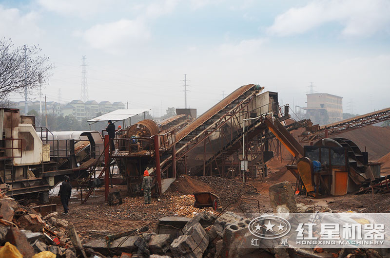 建筑垃圾處理現場 建筑垃圾處理現場