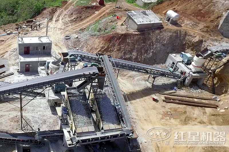 玄武巖破碎現場 玄武巖破碎現場