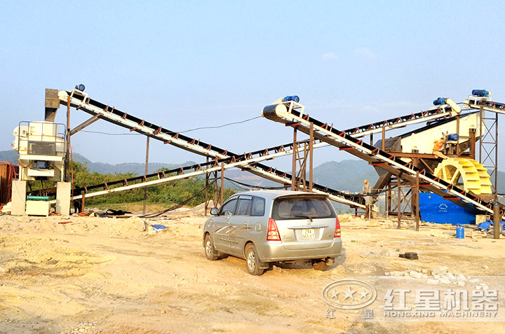 用戶制砂生產現場 用戶制砂生產現場