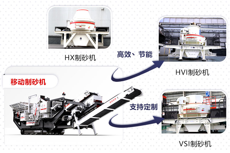 可配置不同設(shè)備的移動制沙機 可配置不同設(shè)備的移動制沙機