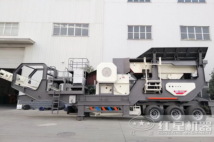 輪胎式流動石頭破碎機 輪胎式流動石頭破碎機
