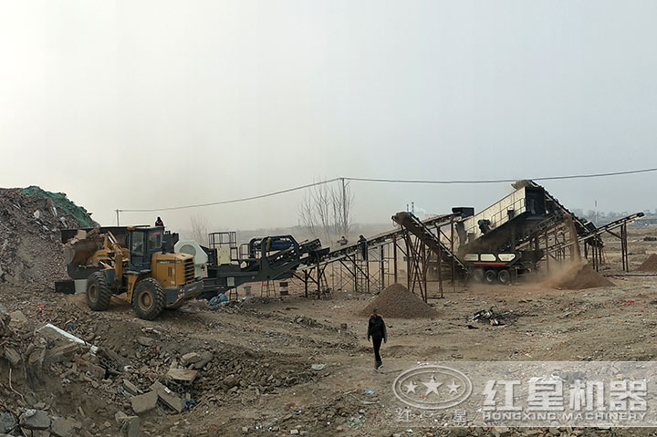 建筑垃圾處理現場 建筑垃圾處理現場