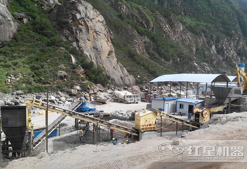 碎石成沙安裝現場 碎石成沙安裝現場