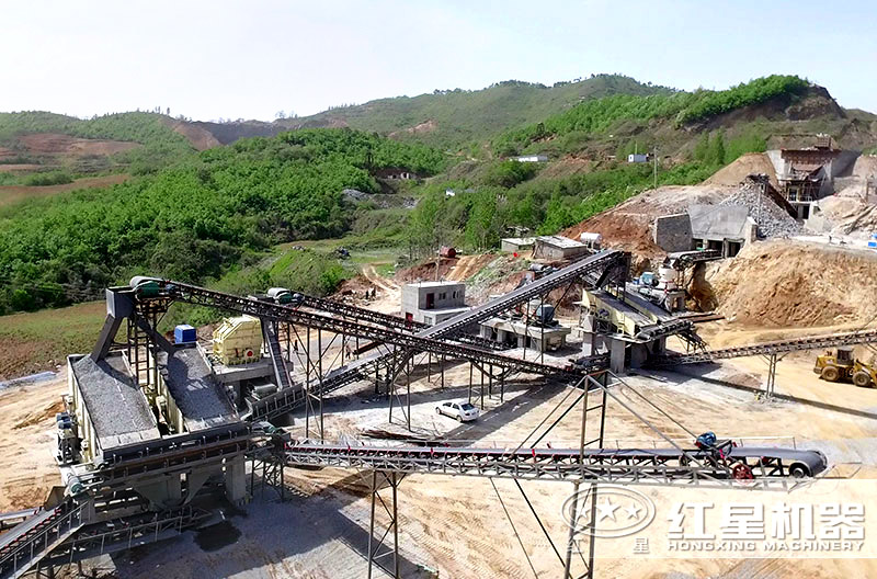 成套制砂碎石機作業現場 成套制砂碎石機作業現場