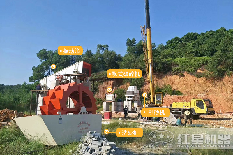 制砂洗砂生產線 制砂洗砂生產線
