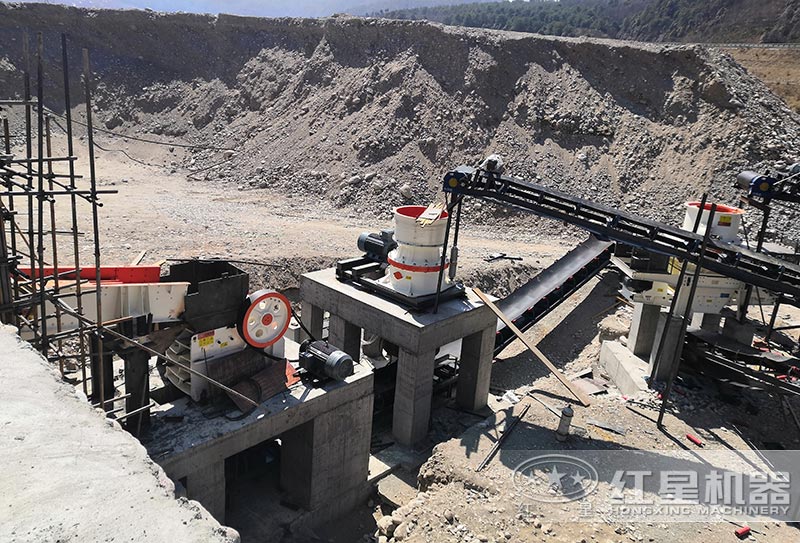 大型碎石生產線現場 大型碎石生產線現場