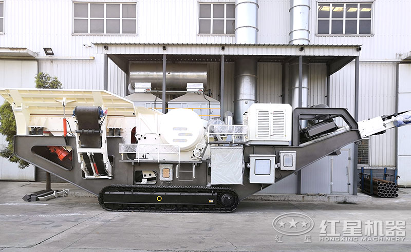 履帶式流動打石機 履帶式流動打石機