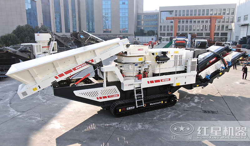 履帶式小型移動破碎沙石機(jī) 履帶式小型移動破碎沙石機(jī)
