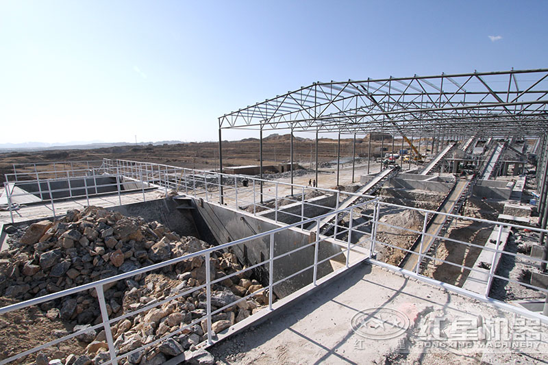 大型砂石生產線現場 大型砂石生產線現場
