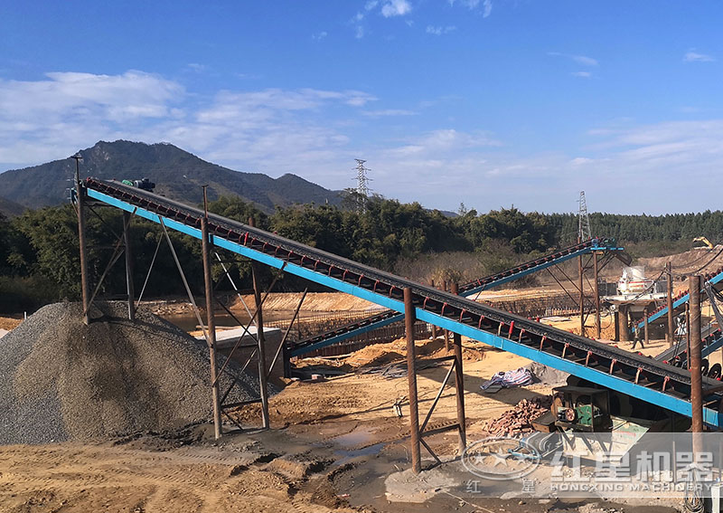 機制砂生產現場 機制砂生產現場